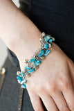 Paparazzi "Plentiful Pebbles" Blue Bracelet Paparazzi Jewelry