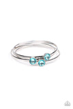 Paparazzi "Be All You Can BEDAZZLE" Blue Bracelet Paparazzi Jewelry