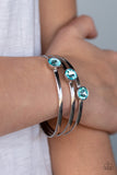 Paparazzi "Be All You Can BEDAZZLE" Blue Bracelet Paparazzi Jewelry