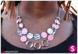 Paparazzi "Put Me At Ease - Pink" necklace Paparazzi Jewelry