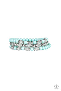 Paparazzi "Irresistibly Irresistible" Blue Bracelet Paparazzi Jewelry