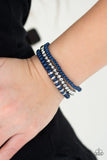 Paparazzi "Ideal Idol" Blue Bracelet Paparazzi Jewelry