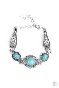 Paparazzi "Serenely Southern" Blue Bracelet Paparazzi Jewelry