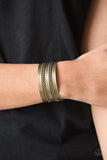 Paparazzi "Perfectly Patterned" Brass Bracelet Paparazzi Jewelry