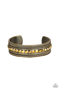 Paparazzi "Empress Etiquette" Brass Bracelet Paparazzi Jewelry