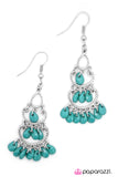 Paparazzi "Heaven Sent - Blue" earring Paparazzi Jewelry