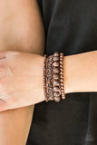 Paparazzi "Rose Garden Gala" Copper Bracelet Paparazzi Jewelry