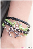 Paparazzi "Anchors Away" Green Bracelet Paparazzi Jewelry