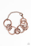 Paparazzi VINTAGE VAULT "Give Me A Ring" Copper Bracelet Paparazzi Jewelry