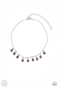 Paparazzi "Popstar Party" Pink Choker Necklace & Earring Set Paparazzi Jewelry