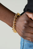 Paparazzi "Crystal Candelabras" Gold Bracelet Paparazzi Jewelry