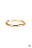 Paparazzi VINTAGE VAULT "Watch Out For Ice" Gold Bracelet Paparazzi Jewelry
