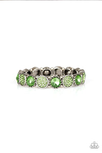 Paparazzi "Take a Moment to Reflect" Green Bracelet Paparazzi Jewelry