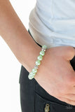 Paparazzi VINTAGE VAULT "Rosy Radiance" Green Bracelet Paparazzi Jewelry