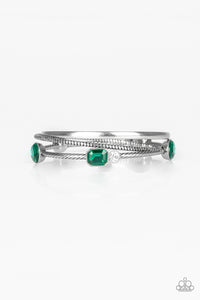 Paparazzi "City Slicker Sleek" Green Bracelet Paparazzi Jewelry