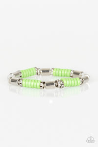 Paparazzi "Whimsical Wanderer" Green Bracelet Paparazzi Jewelry