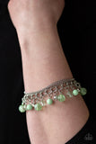 Paparazzi VINTAGE VAULT "Let Me SEA!" Green Bracelet Paparazzi Jewelry