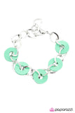 Paparazzi "Full DISClosure - Green" bracelet Paparazzi Jewelry