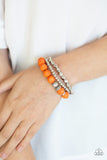 Paparazzi VINTAGE VAULT "Rural Restoration" Orange Bracelet Paparazzi Jewelry