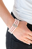 Paparazzi "Ritzy Ritz" Pink Bracelet Paparazzi Jewelry