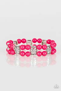 Paparazzi "Daisy Debutante" Pink Bracelet Paparazzi Jewelry