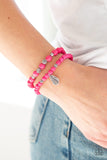 Paparazzi VINTAGE VAULT "Desert Dove" Pink Bracelet Paparazzi Jewelry