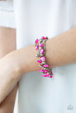 Paparazzi "Plentiful Pebbles" Pink Bracelet Paparazzi Jewelry
