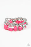 Paparazzi "Rural Restoration" Pink Bracelet Paparazzi Jewelry