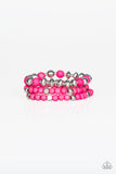 Paparazzi "Mountain Artist" Pink Bracelet Paparazzi Jewelry