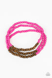 Paparazzi "Woodland Wanderer" Pink Bracelet Paparazzi Jewelry