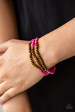 Paparazzi "Woodland Wanderer" Pink Bracelet Paparazzi Jewelry