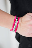 Paparazzi VINTAGE VAULT "Fiesta Flavor" Pink Bracelet Paparazzi Jewelry