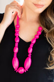 Paparazzi VINTAGE VAULT "Summer Breezin" Pink Necklace & Earring Set Paparazzi Jewelry