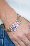 Paparazzi "Be All You Can BEDAZZLE" Purple Bracelet Paparazzi Jewelry