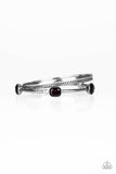 Paparazzi "City Slicker Sleek" Purple Bracelet Paparazzi Jewelry