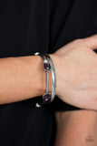 Paparazzi "City Slicker Sleek" Purple Bracelet Paparazzi Jewelry