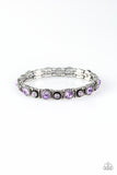 Paparazzi "Heavy On The Sparkle" Purple Bracelet Paparazzi Jewelry