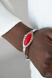 Paparazzi "Mason Minimalism" Red Bracelet Paparazzi Jewelry