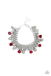 Paparazzi "The Party Planner" Red Bracelet Paparazzi Jewelry