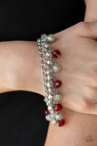 Paparazzi "The Party Planner" Red Bracelet Paparazzi Jewelry