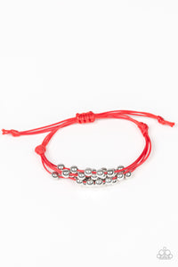 Paparazzi VINTAGE VAULT "Without Skipping A BEAD" Red Bracelet Paparazzi Jewelry