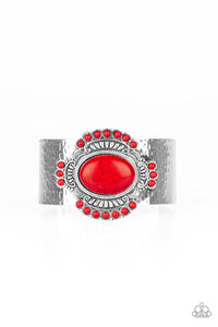 Paparazzi "Canyon Crafted" Red Bracelet Paparazzi Jewelry