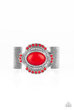 Paparazzi "Canyon Crafted" Red Bracelet Paparazzi Jewelry