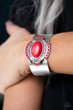 Paparazzi "Canyon Crafted" Red Bracelet Paparazzi Jewelry