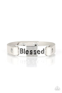 Paparazzi "Count Your Blessings" Silver Wrap Bracelet Paparazzi Jewelry