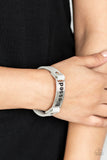 Paparazzi "Count Your Blessings" Silver Wrap Bracelet Paparazzi Jewelry