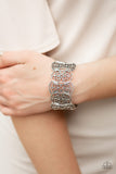Paparazzi "Fancy Fashionista" Silver Bracelet Paparazzi Jewelry