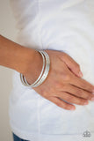 Paparazzi VINTAGE VAULT "Casually Couture" Silver Bracelet Paparazzi Jewelry