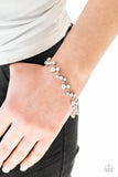 Paparazzi "Starlit Stunner" White Bracelet Paparazzi Jewelry