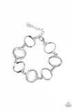 Paparazzi VINTAGE VAULT "Beautiful Inside and Out" White Bracelet Paparazzi Jewelry